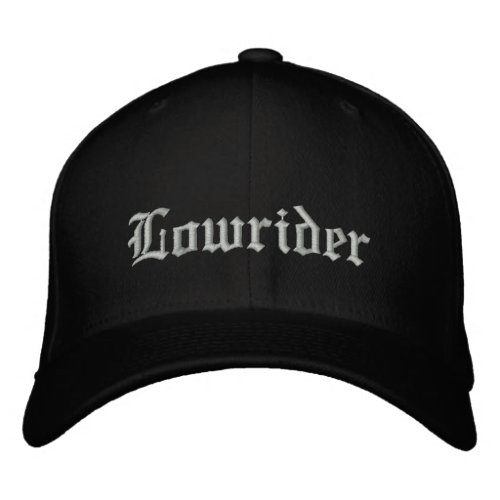 Lowrider Old School Low Rider Lowriding Culture Embroidered Baseball Cap