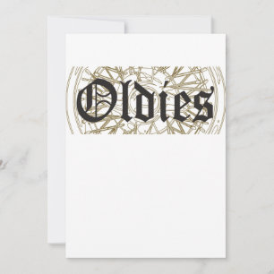 Lowrider Rim Oldies Old School Lowrider Invitation