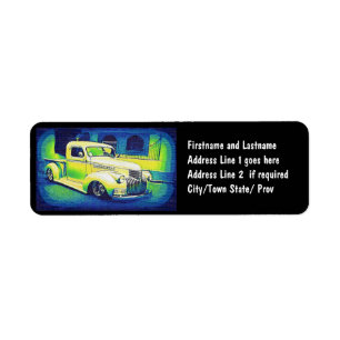 Lowrider Vintage Automobile Label