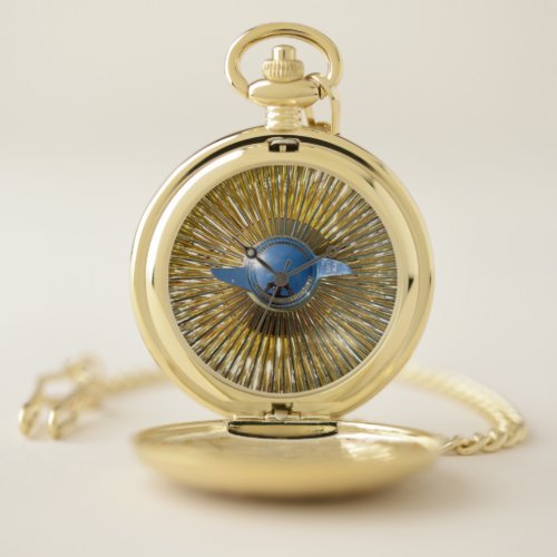 Lowrider Wire Wheels Gold Low Rider Pocket Watch