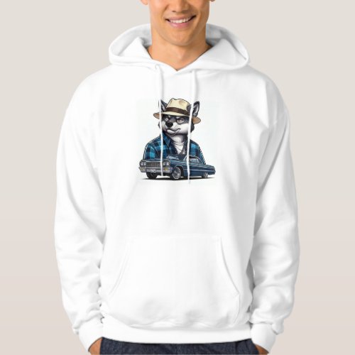 Lowrider Wolf Hoodie