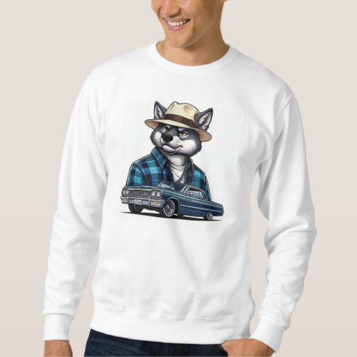 Lowrider Wolf Sweatshirt