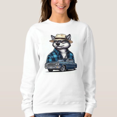 Lowrider Wolf Sweatshirt