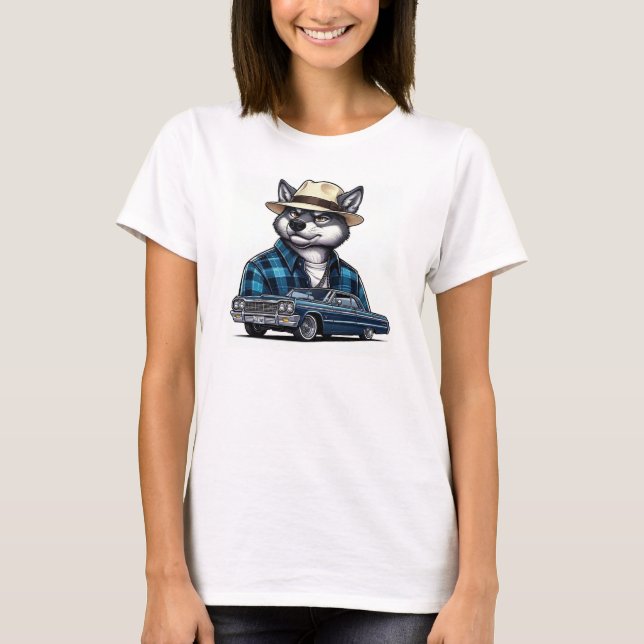 Lowrider Wolf T-Shirt (Front)
