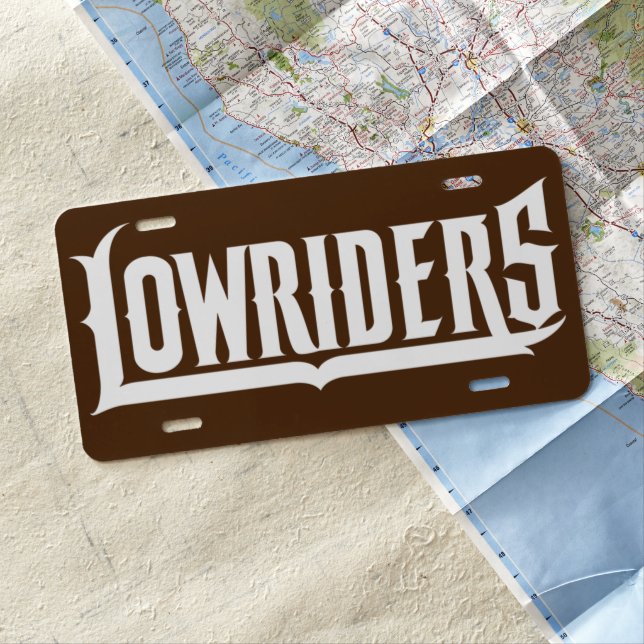 Lowriders License Plate (In Situ)