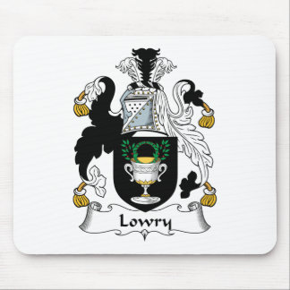 Lowry Family Crest Mouse Pad