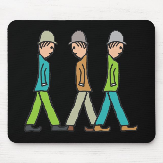 Lowry Matchstick Men Mouse Pad (Front)