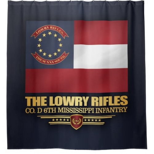 Lowry Rifles Shower Curtain