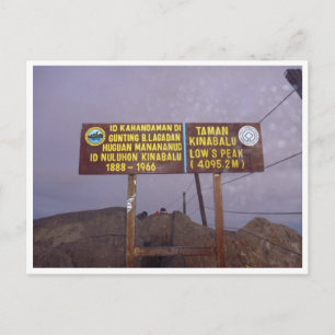 low's peak summit postcard