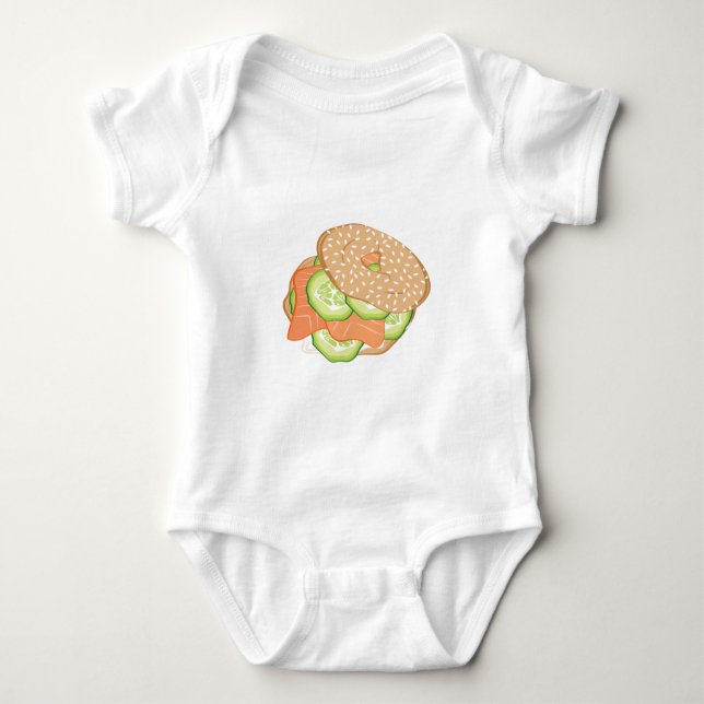 Lox & Bagel Baby Bodysuit (Front)