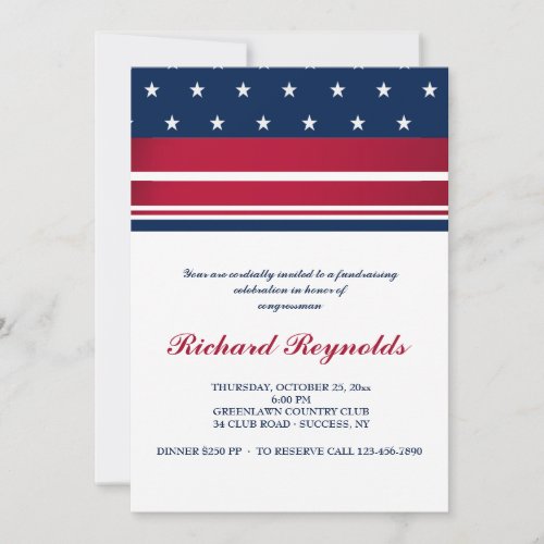 Loyal American Patriotic Invitation
