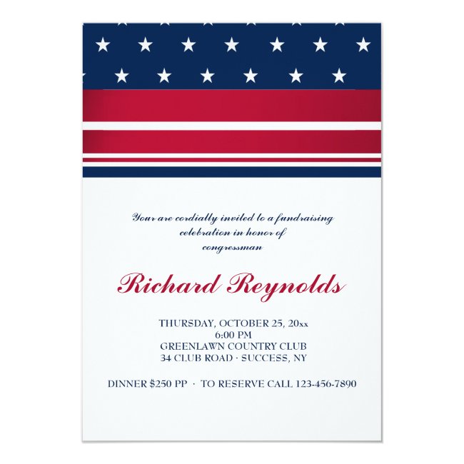 Loyal American Patriotic Invitation