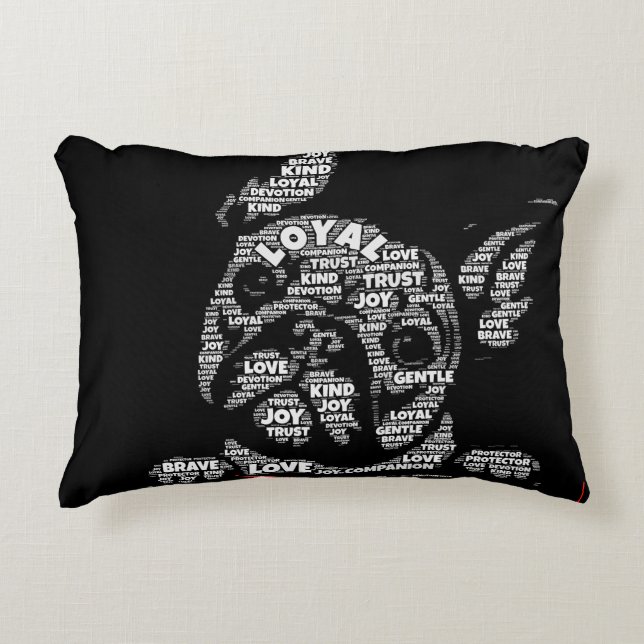 Loyal Beyond Words Accent Pillow (Front)