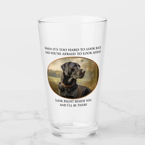 Loyal Black Lab Glass