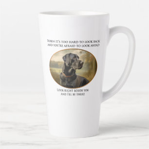 Loyal Black Lab Latte Mug