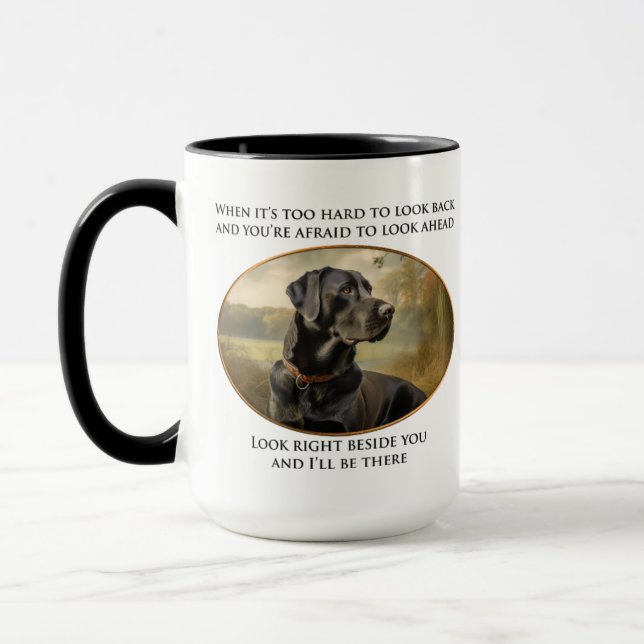 Loyal Black Lab Mug (Left)