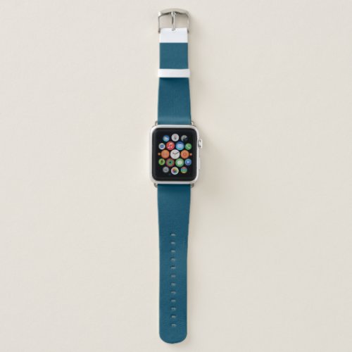 Loyal Blue Solid Color Apple Watch Band