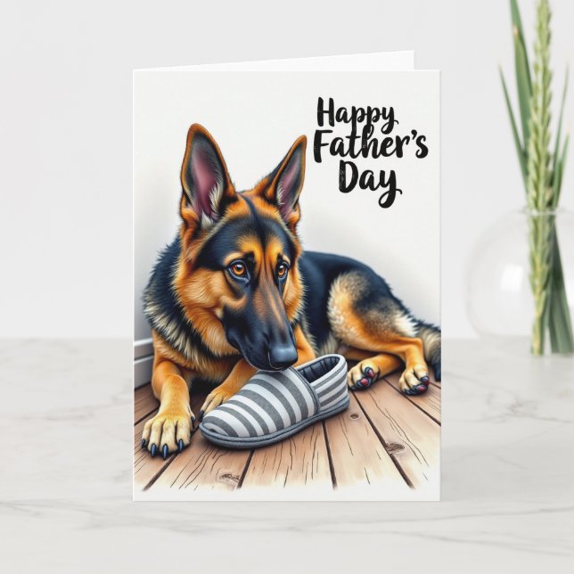 Loyal Canine Fathers Day Card (Front)
