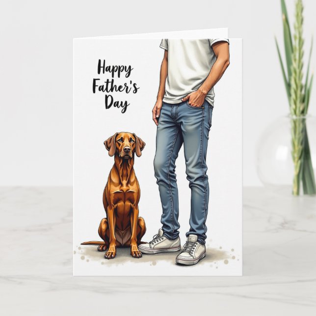 Loyal Companion Fathers Day Card (Front)