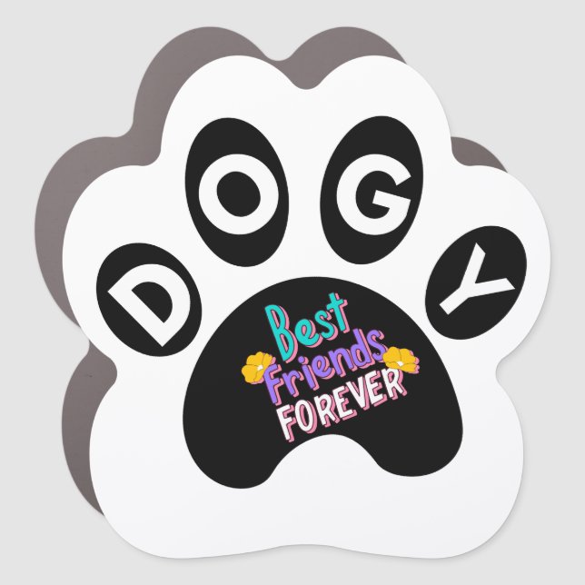 "Loyal Companion Magnet" Car Magnet (Front)