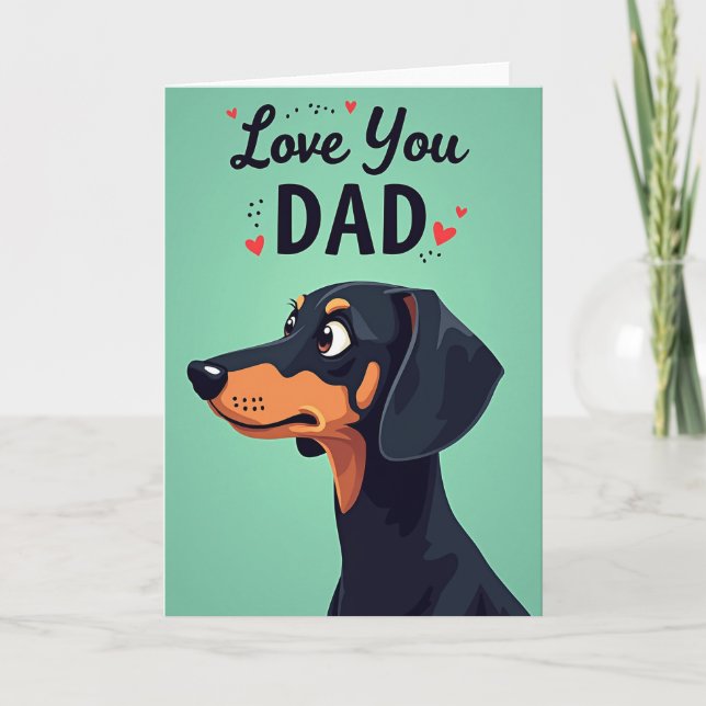 Loyal Dog Birthday Card (Front)