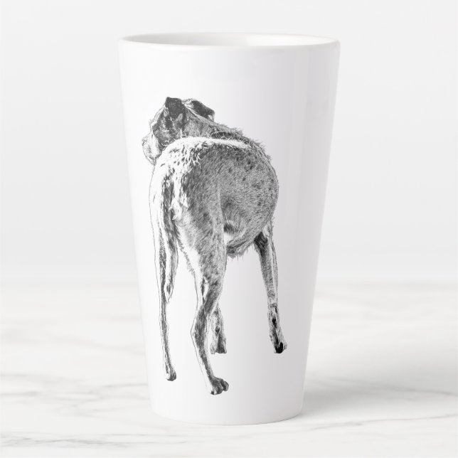 Loyal Eyes Behind You Latte Mug (Front)