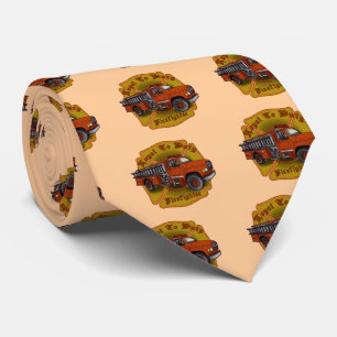 Loyal Firetruck Firefighter tie