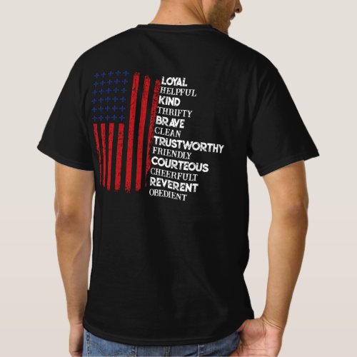 Loyal Helpful Kind Thrifty Brave Clean Trustworthy T_Shirt