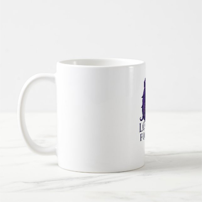Loyal Lion Heart Royal Motto Mug (Left)