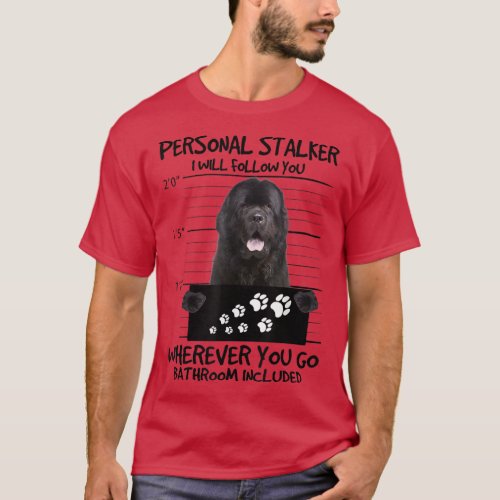 Loyal Newfoundland Dog Friend Dog Owner  T_Shirt