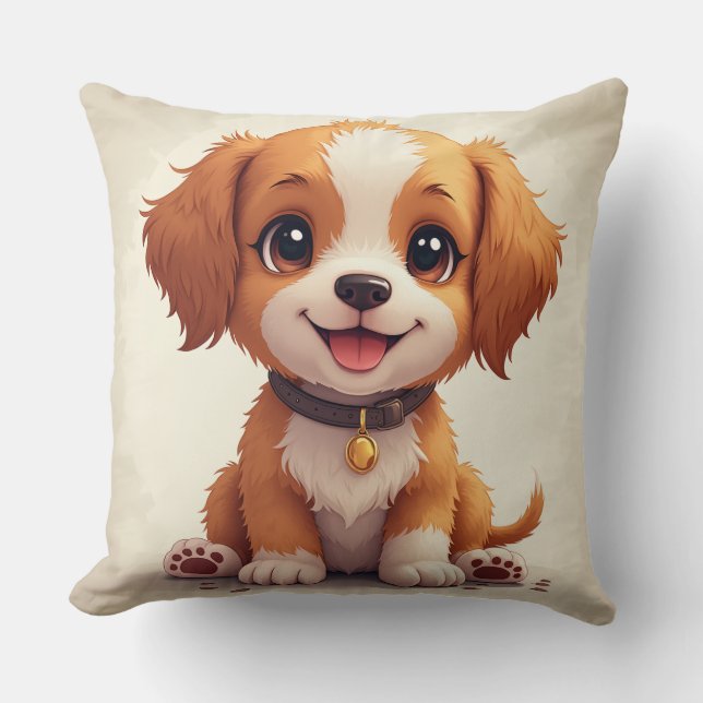 loyal puppy cushion pillow (Front)