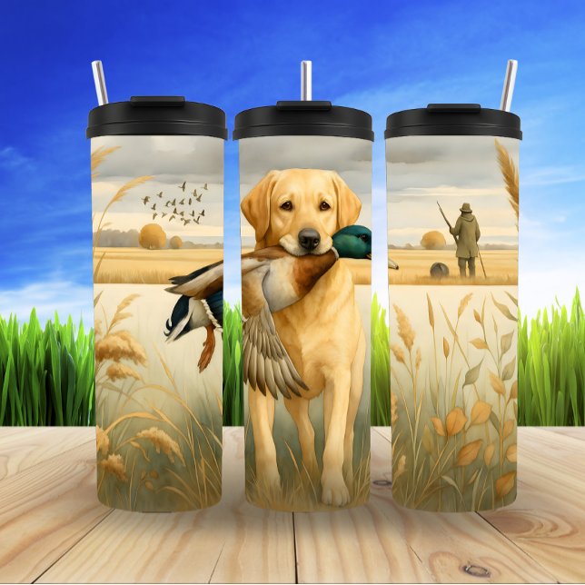 Loyal Retriever, Hunter's Reward Thermal Tumbler (Creator Uploaded)