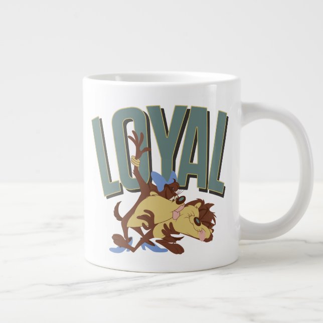 Loyal Tasmanian She-Devil & TAZ™ Giant Coffee Mug (Right)