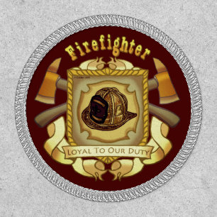 Loyal To Duty Shield  Firefighter patch