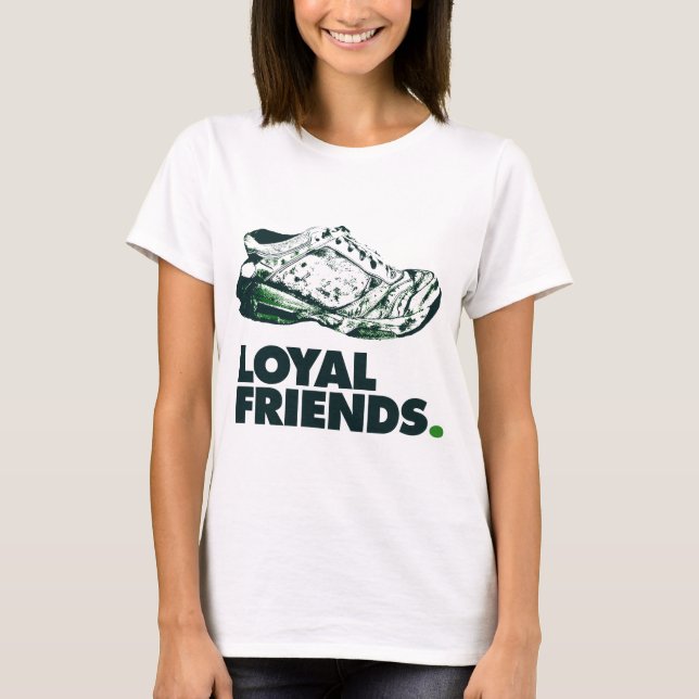 Loyal Worn Running Shoes T-Shirt (Front)