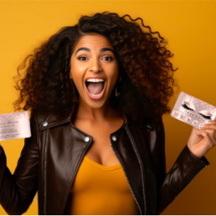 Loyaliy 6 Makeup Esthetician Eyelash Rose Drips Business Card