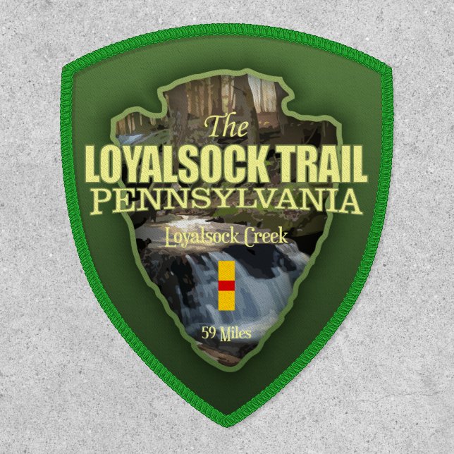 Loyalsock Trail (arrowhead)  Patch (Front)