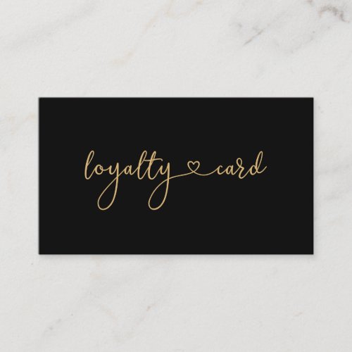 Loyalty 10 Nails Lashes Beauty Business Card