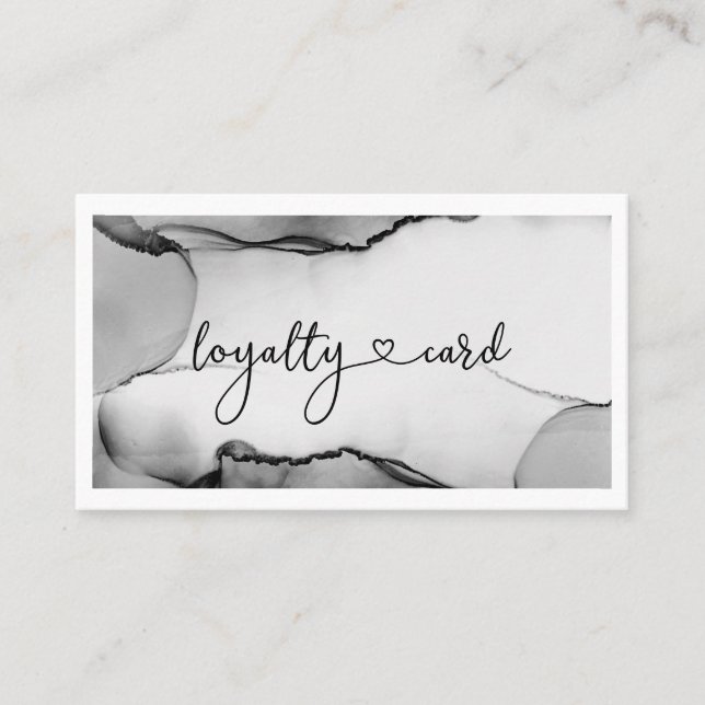 Loyalty 10 Nails Lashes Beauty Business Card (Front)