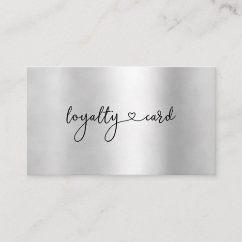 Loyalty 10 Nails Lashes Beauty Business Card