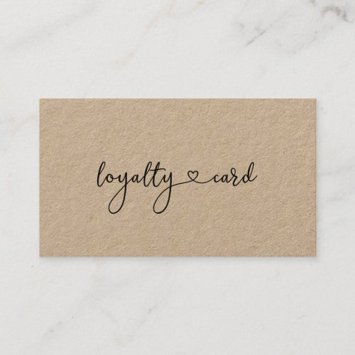 Loyalty 10 Nails Lashes Business Card Business Car