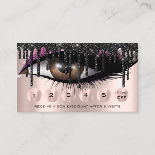 Loyalty  6 Makeup Glam Makeup  Eyelash Extension Business Card