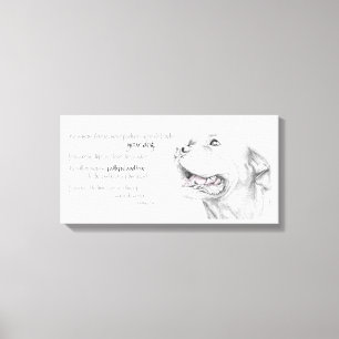 Loyalty, An American Staffordshire Terrier Canvas Print