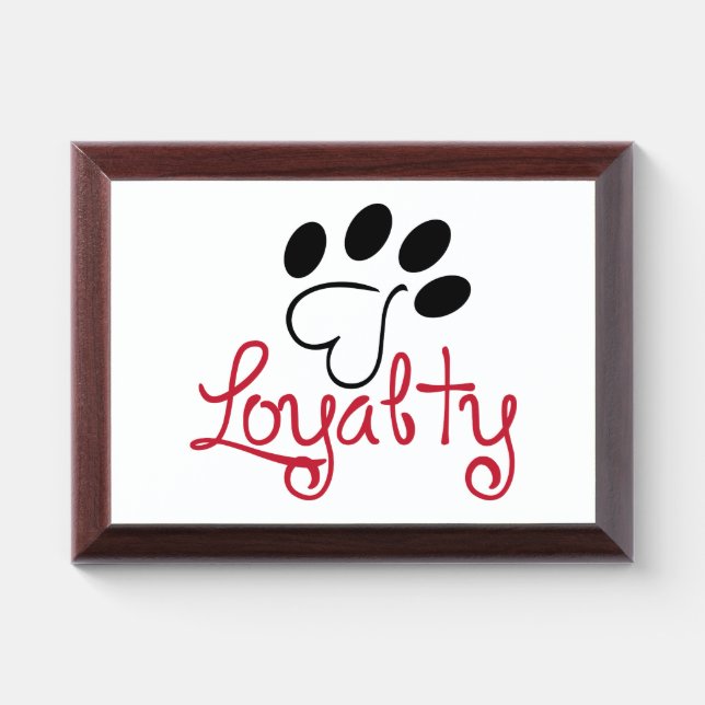 Loyalty Award Plaque (Horizontal)