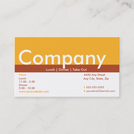 Customizable Loyalty Business Card Punch Card