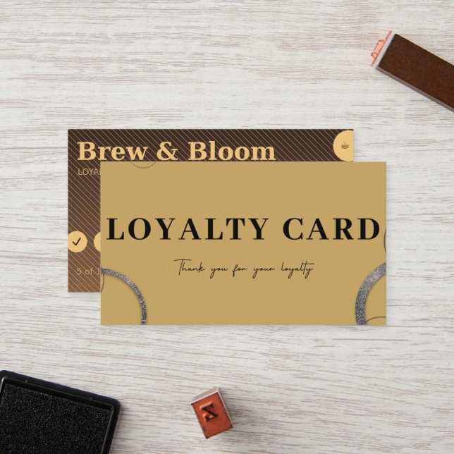 loyalty  card (Front/Back In Situ)