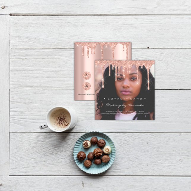 Loyalty Card 6 Punch Makeup Eyelash Photo Drips (Loyalty Card 6 Punch Makeup Eyelash Photo Drips)