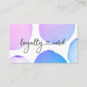 Loyalty Card Glitter 10 Nails Lashes Beauty