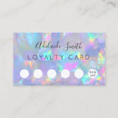 loyalty card opal gemstone (Front)