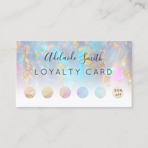loyalty card opal inspired